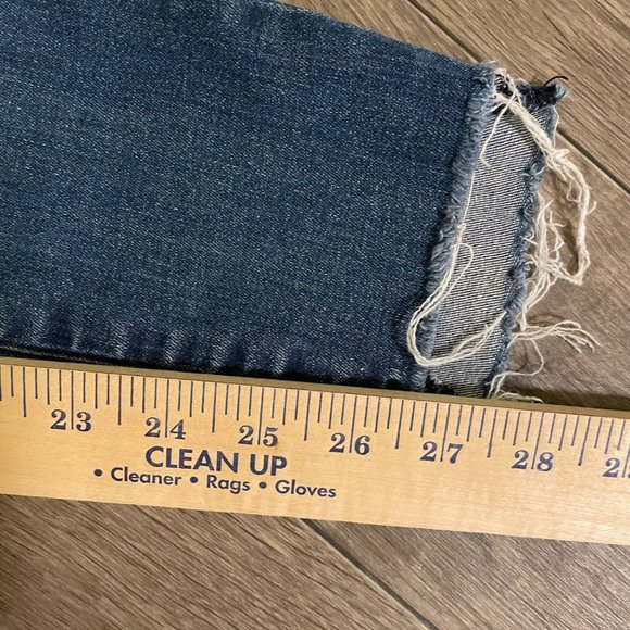 Pacsun High Rise Ankle Jegging Jeans Womens Size 27L Blue Denim Distressed - Picture 7 of 7